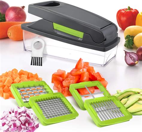 There is a website and a coordinating app that are packed with product options. . Temu vegetable cutter